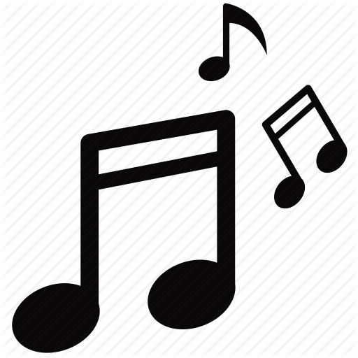 Flat musical note icon - Transparent PNG  SVG vector