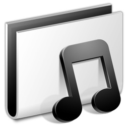 Listening music video clip with auricular - Free music icons
