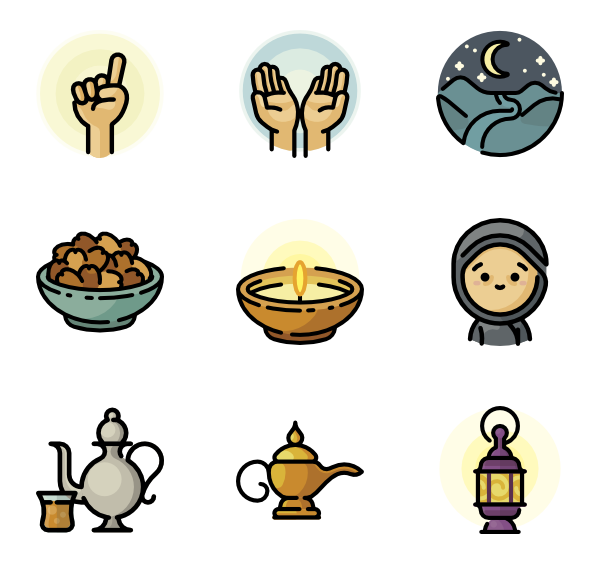 Muslim icons | Noun Project