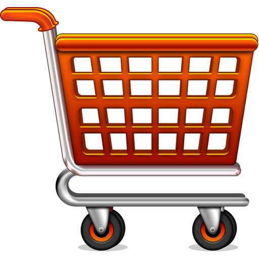 Simple Illustration Shopping Cart Icon Vector Stock Illustration 