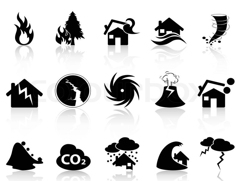 Natural Disaster Icons  
