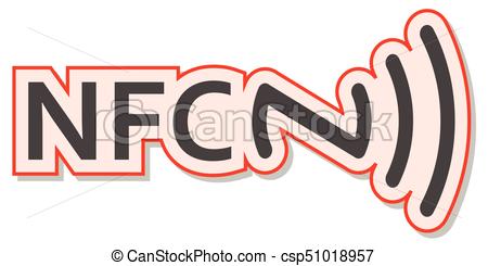 Nearfield Communication Nfc Concept Icon Technology Stock Vector 