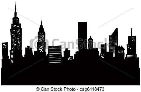 Amazon.com: New York City Skyline Icon Vinyl Decal Sticker (4 