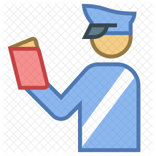 Policeman officer flat icon ~ Icons ~ Creative Market