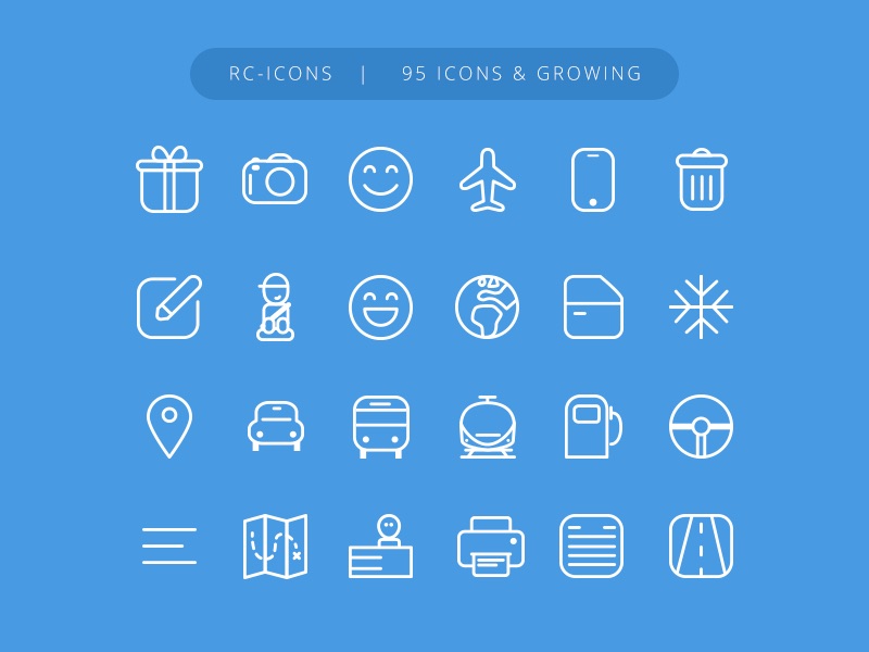 Official Icon - User Interface  Gesture Icons in SVG and PNG 