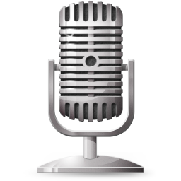 Old microphone icon (PSD) | PSDGraphics