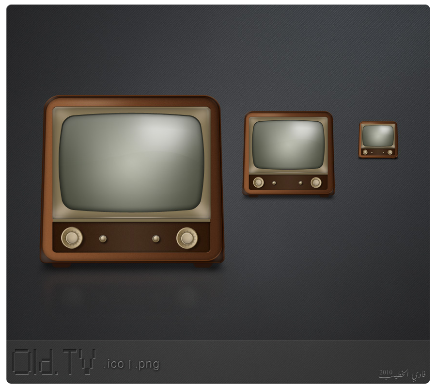 Old tv icon cartoon. Old tv icon in cartoon style isolated clip 
