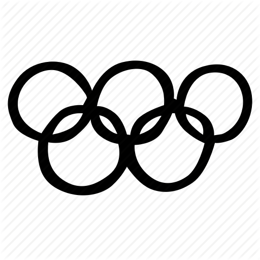 olympic rings icon. vector illustration  Stock Vector  Galyna 
