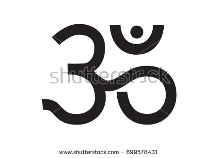 Hindu Om Icon Stock Photo, Picture And Royalty Free Image. Image 