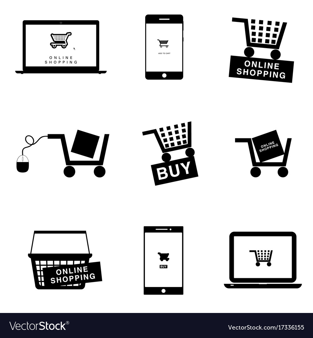 Mobile, Concept, Shop, Store, Online, Shopping, Carrybag, Bag Icon 