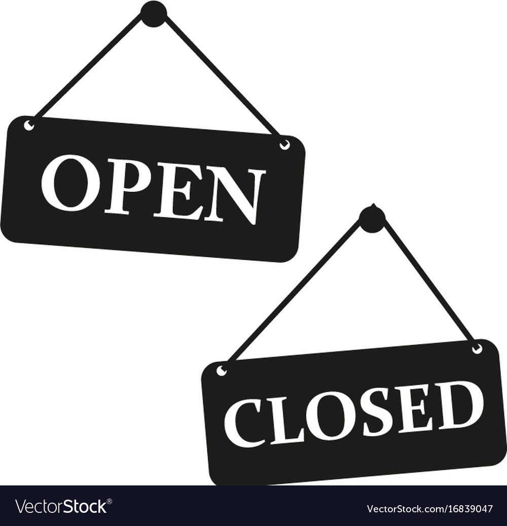 Free Open  Closed Sign PSD | Realistic Objects