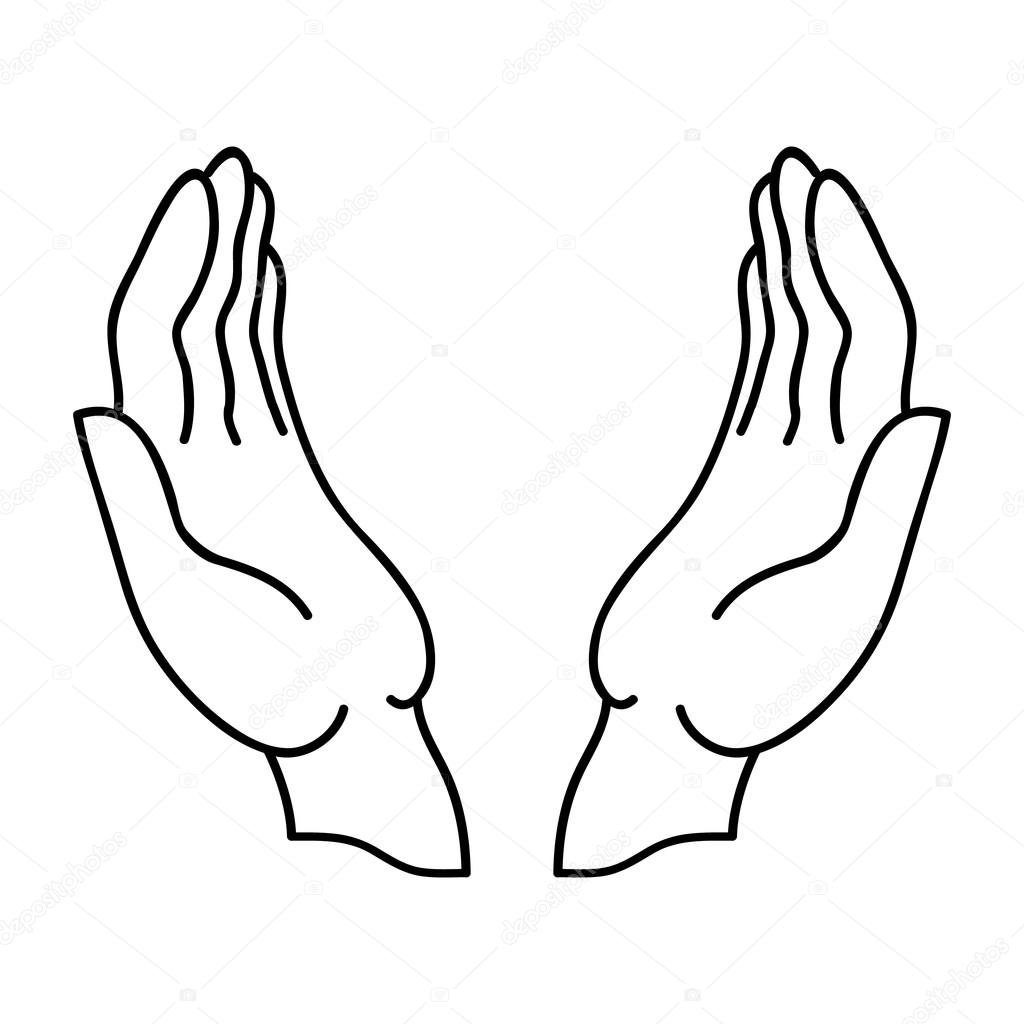 Emoji, greeting hands, hand, hand gesture, left and right hands 