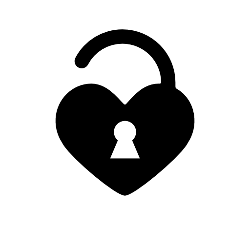 Open heart icon simple style Royalty Free Vector Image