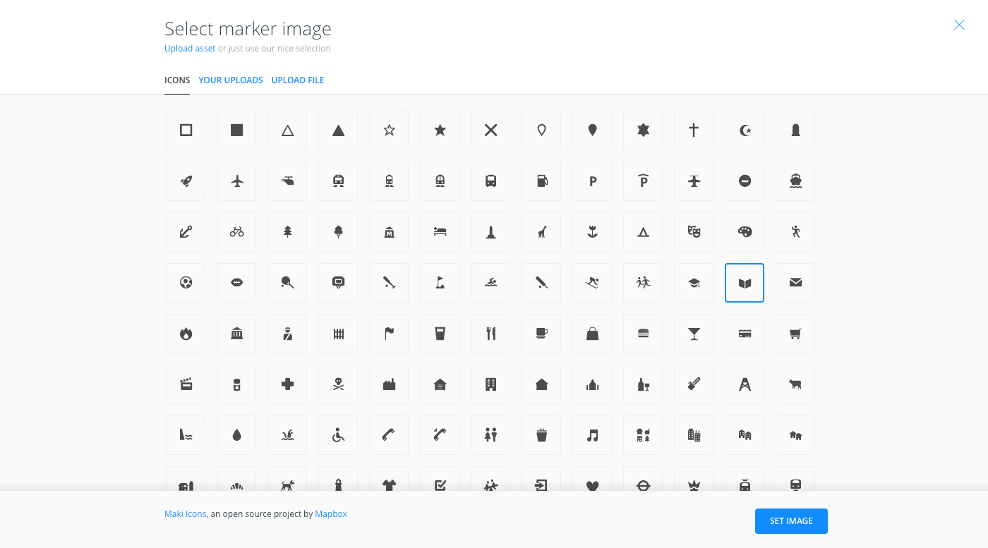 Siruca Pictograms 1.2 | Font Picker | Icon Library | Open source 