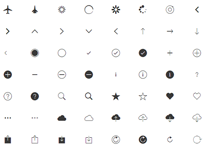 Library of free  open source Icon Fonts | Graphic Design 