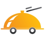 Delivery, food, grocery, mobile, online, ordering, shopping icon 