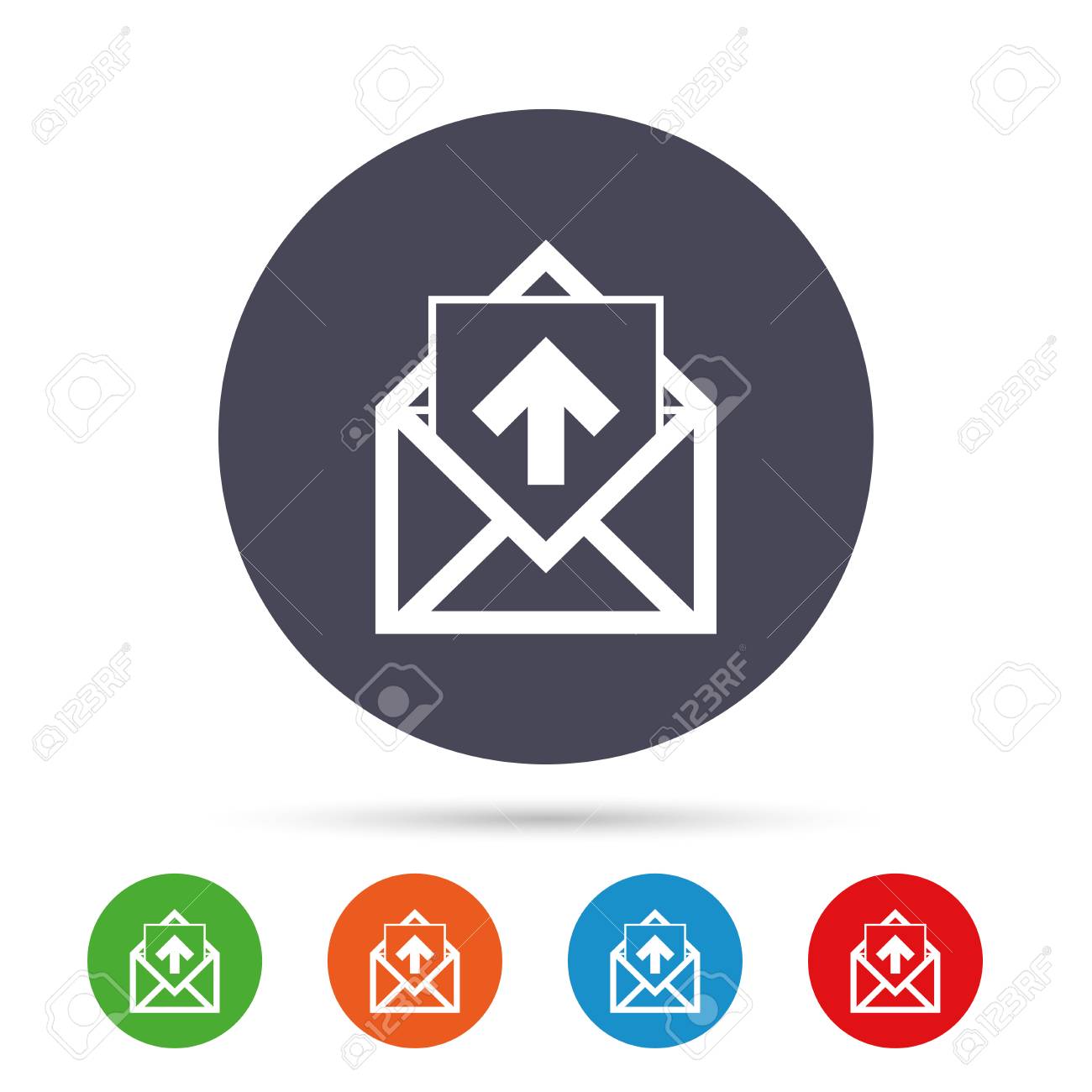 Mail Icon. Envelope Symbol. Outgoing Message Sign. Mail Navigation 