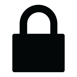 Lock Icon | Small  Flat Iconset | paomedia