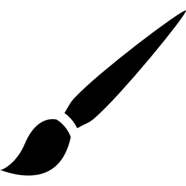 Free paint brush vector clip art image.. More Free Vector Graphics 
