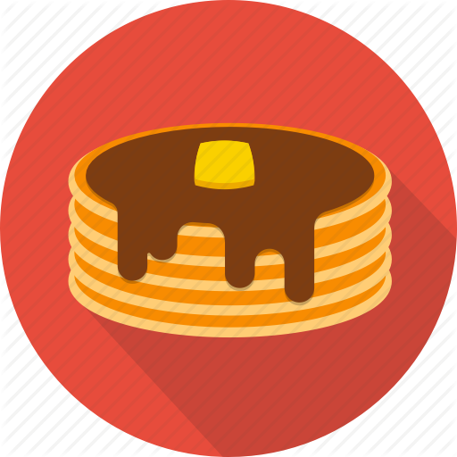 Cake, cream, dessert, flapjacks, pancake, strawberries icon | Icon 