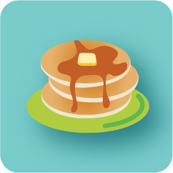 Pancake Icon - free download, PNG and vector