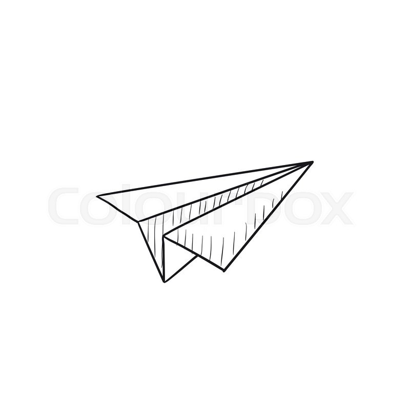 Paper Airplane Icon Stock Vector 470736365 - 