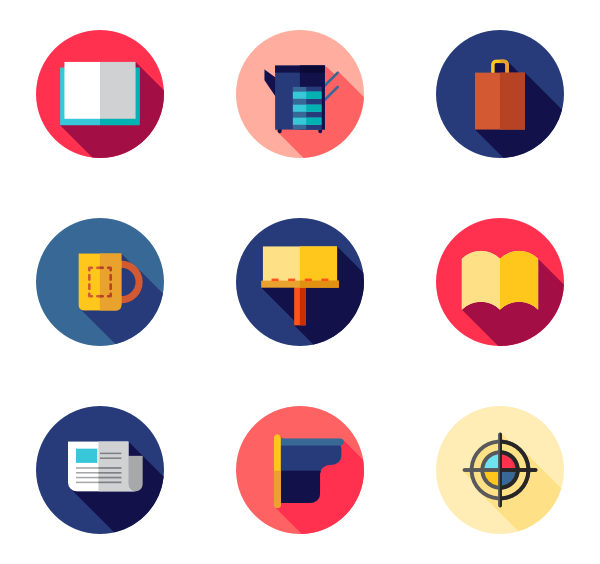 Paper Icons Free Vector Art - (35574 Free Downloads)