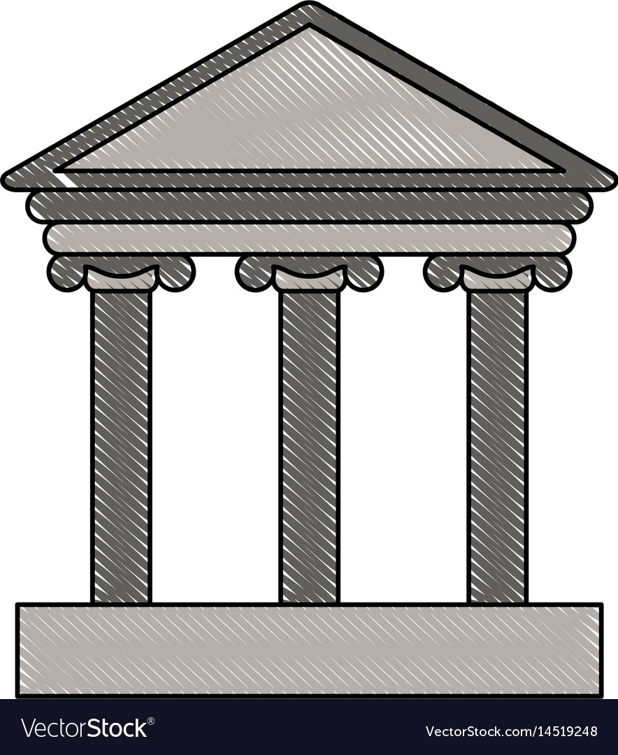 Big, building, monument, outline, parthenon, tall icon | Icon 