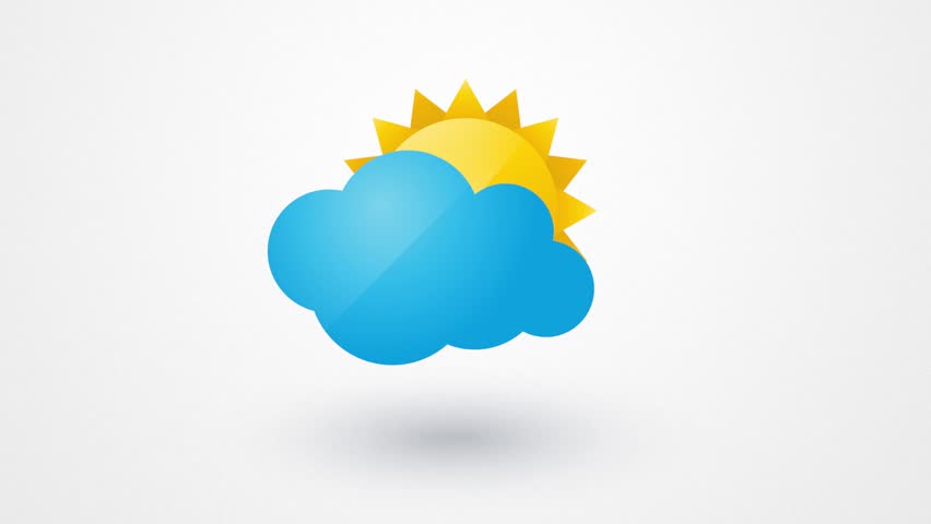 partly cloudy, Weather Forecast, Weather Icon PNG and Vector for 