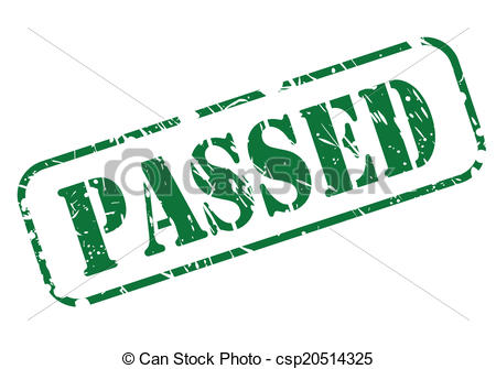 Passed Failed Stamps Stock Vector 190357730 - 