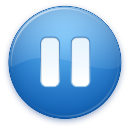 Button, buttons, multimedia, pause, round, web icon | Icon search 