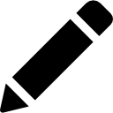 Triangle Ruler And A Pencil Vector Icon. Black And White 