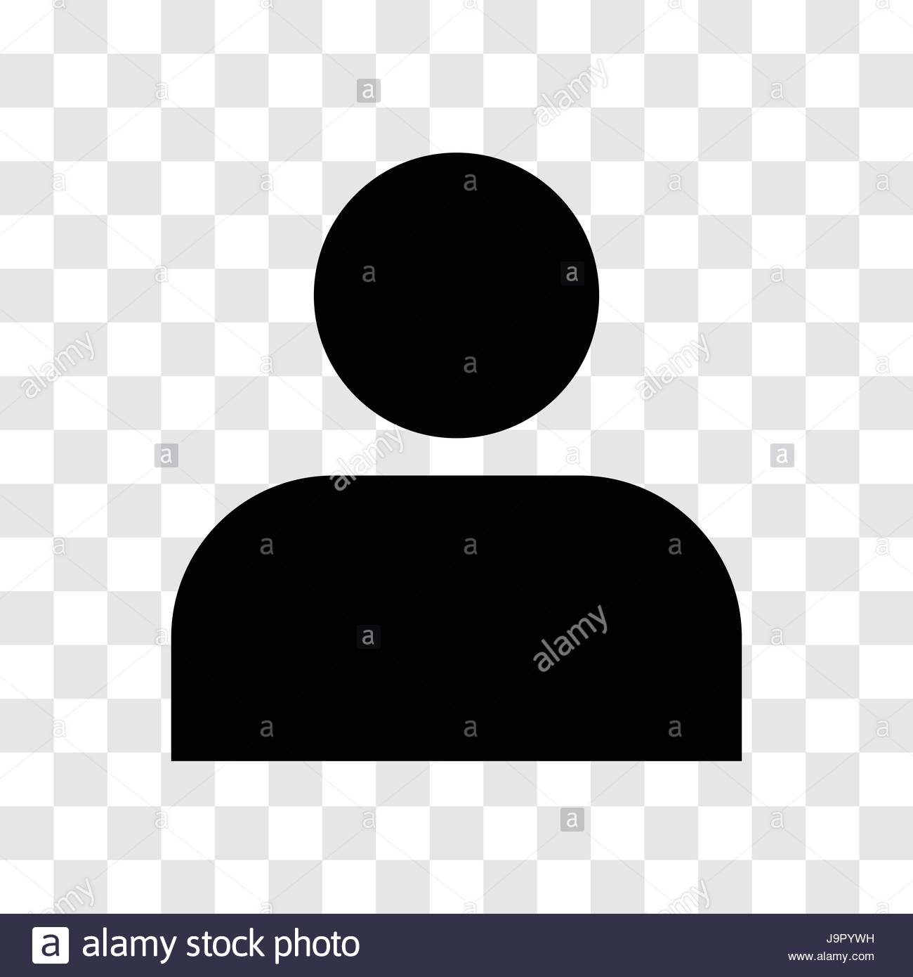 Man Icon Isolated On Transparent Background Stock Vector 654682789 