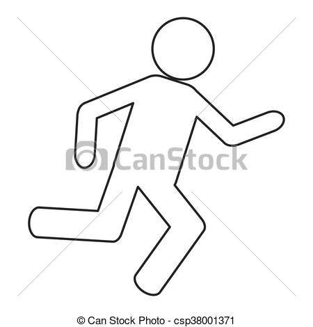 Person Running Icon Stock Vector Art  More Images of 2015 