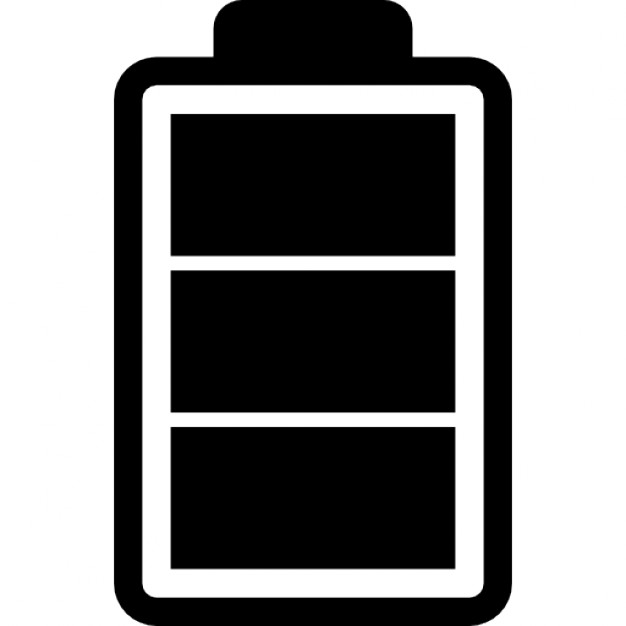 Smartphone or cell phone low battery icon low Vector Image