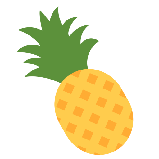 Black pineapple icon vector png - Pixsector