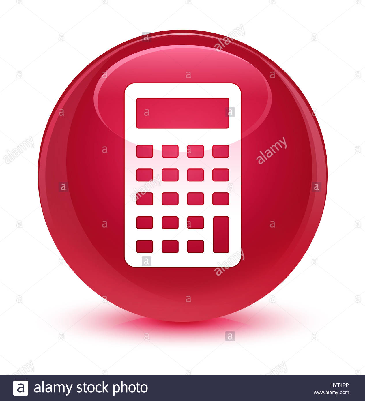 Deep pink calculator 5 icon - Free deep pink calculator icons