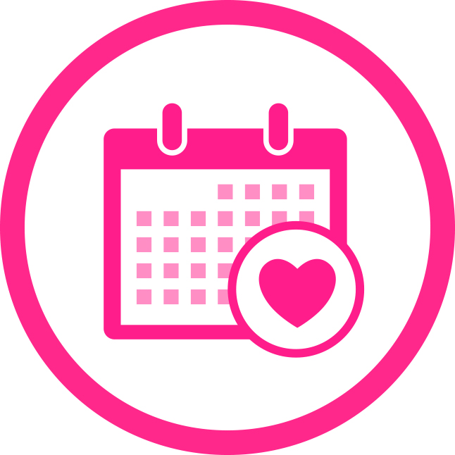 Pink Calendar Icon 385718 Free Icons Library
