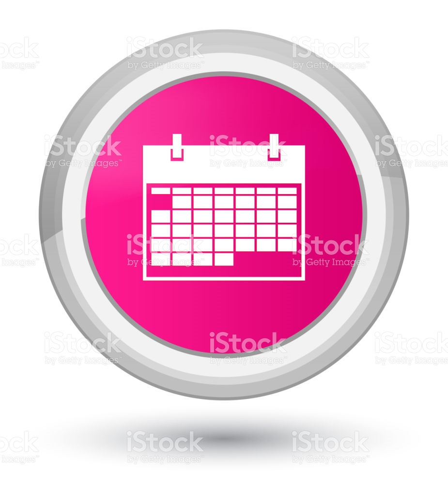 Deep pink calendar 10 icon - Free deep pink calendar icons