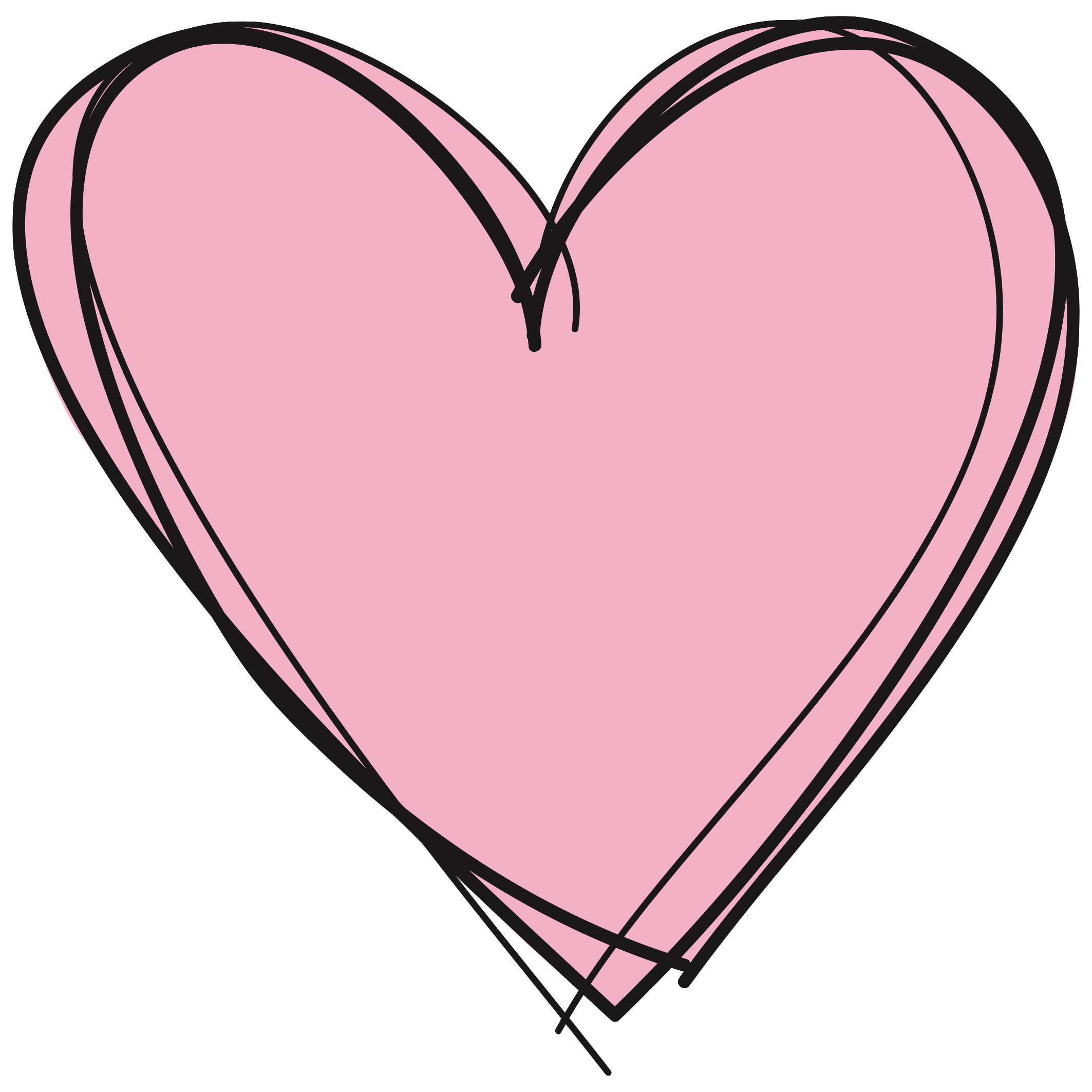 Heart,Love,Clip art,Organ,Line,Heart,Pink,Valentine's day,Human body,Graphics