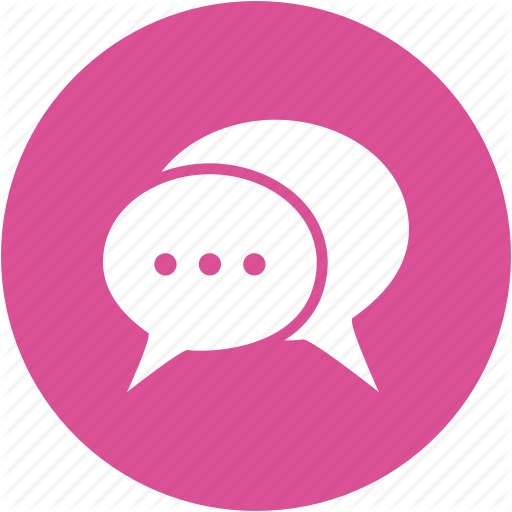 Pink delete message icon - Free pink forum icons