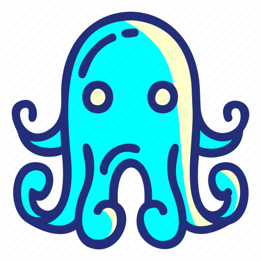 Octopus,giant pacific octopus,Turquoise,Cephalopod,octopus,Clip art,Marine invertebrates,Wall sticker,Sticker,Illustration