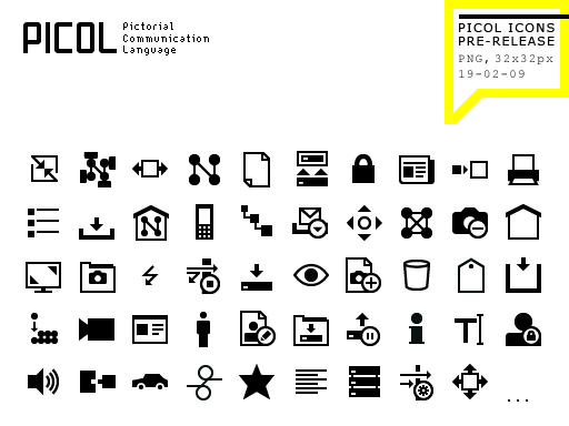 Pixel Icon Family / Outline - 780 vector icons available in SVG 