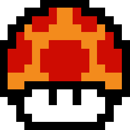 Retro Mushroom Super 2 Icon | Super Mario Iconset | Sandro Pereira