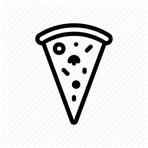 Medium Pizza Slice - Free food icons