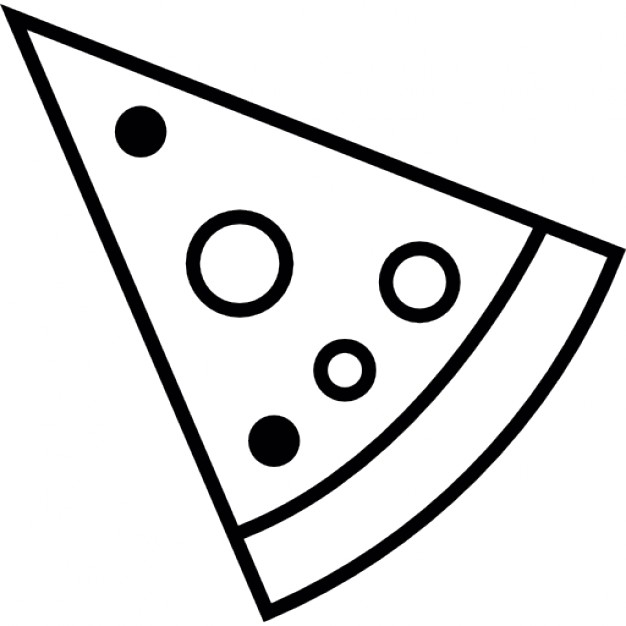 Pizza Slice Cut - Free food icons