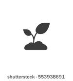 Yard plant icon vector | Download free