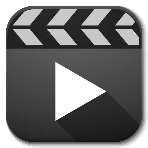 Gray video play 3 icon - Free gray video icons