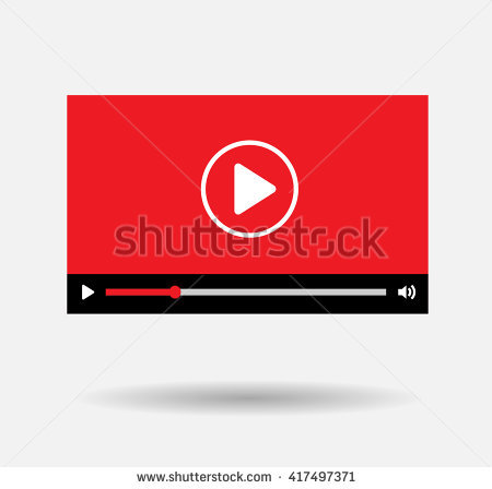 Player Background Red Play Vector Logo Stock Vector 417497371 