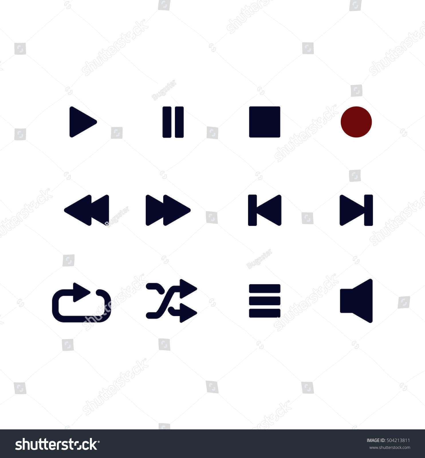 Video Playback Icon Royalty Free Cliparts, Vectors, And Stock 